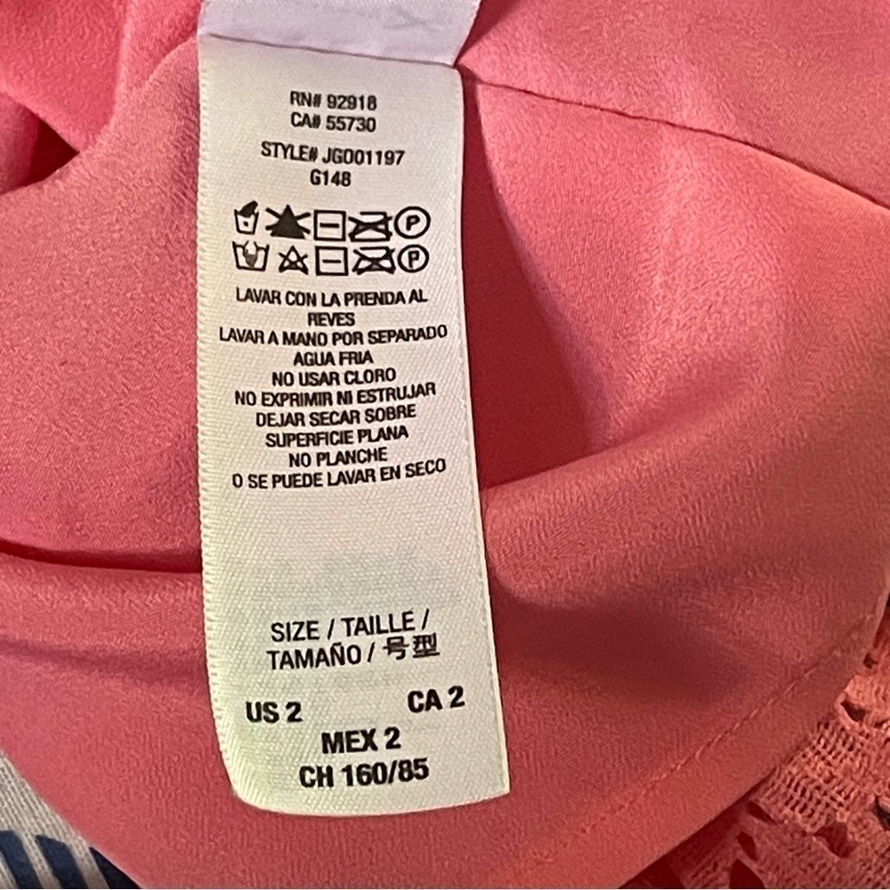 Juicy Couture Floral Lace Ruffle Sleeveless Dress - Picture 9 of 10